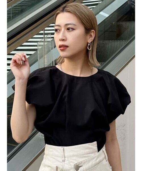 MURUA（ムルーア）の「2WAYウエストタックショートトップス