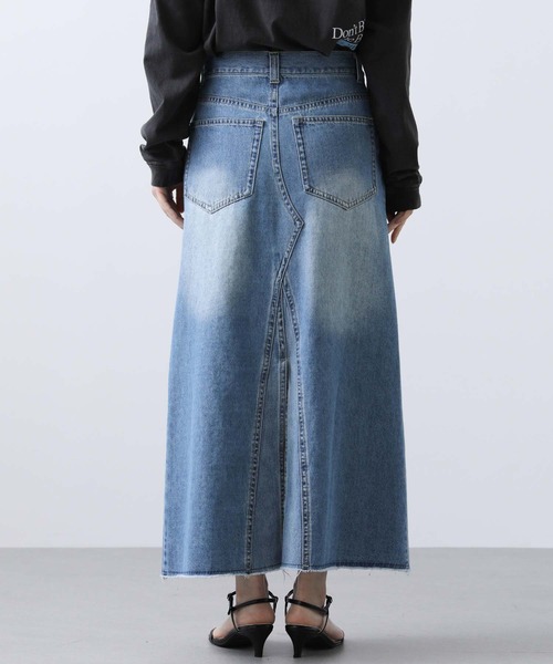 Gready Brilliant（グレディブリリアン）の「デニムリメイク調スカート