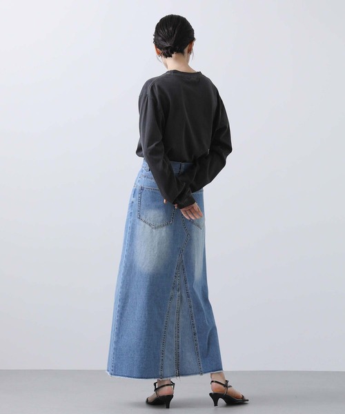 Gready Brilliant（グレディブリリアン）の「デニムリメイク調スカート