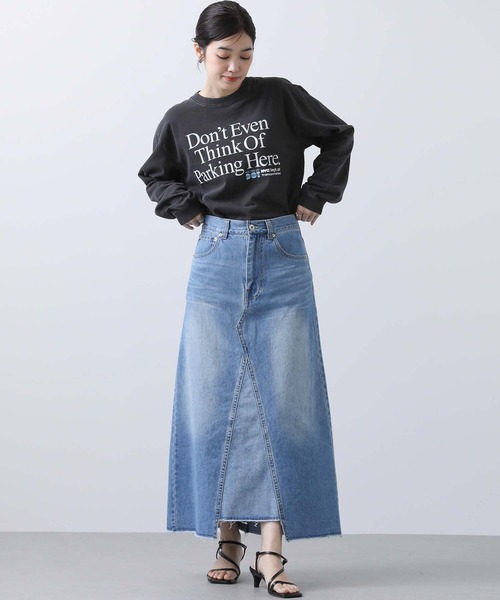 Gready Brilliant（グレディブリリアン）の「デニムリメイク調スカート