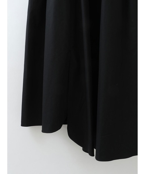 enchainement（アンシェヌマン）の「スリーブレスギャザードレス（シャツワンピース・レディース・オフホワイト/ブラック・フリー）」の9枚目の写真