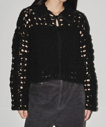 TODAYFUL◆ニット・セーター(薄手)/FREE/ポリエステル/WHT/12310514/Crochet Over Shirt TODAYFUL（トゥデイフル）の「TODAYFUL Crochet Knit Shirts