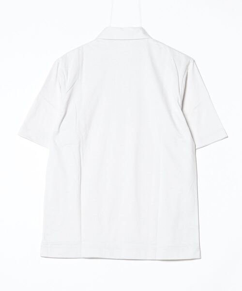 three dots(スリードッツ)の「サンデッドジャージー ポロシャツ New George(ポロシャツ・メンズ・ライトグレー・X-LARGE/LARGE/MEDIUM/SMALL)」の2枚目の写真
