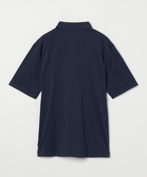 three dots(スリードッツ)の「サンデッドジャージー ポロシャツ New George(ポロシャツ・メンズ・ライトグレー・X-LARGE/LARGE/MEDIUM/SMALL)」の3枚目の写真