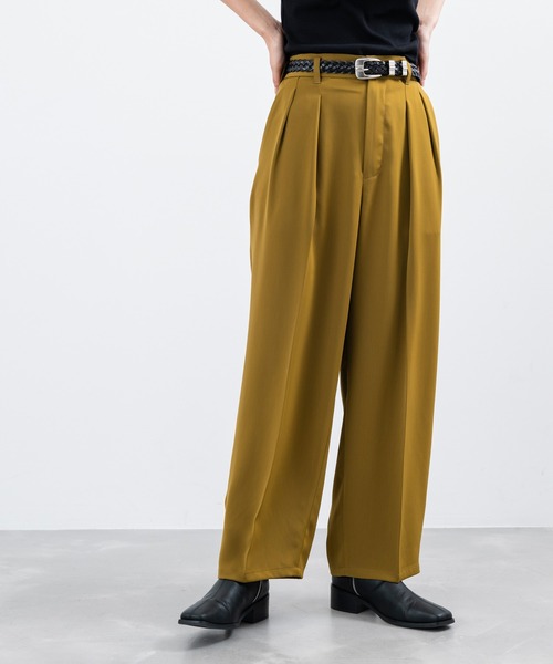 JUNRED(ジュンレッド)の「【 追加生産 】Bonded leather fiberメッシュベルト(ベルト・メンズ・ブラック・FREE)」の2枚目の写真