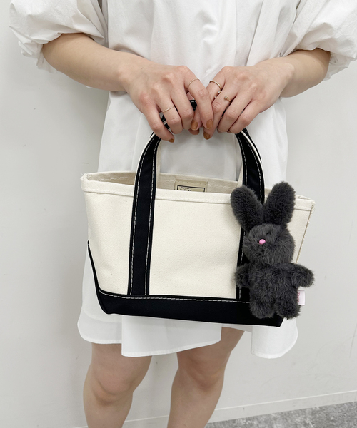 U by SPICK&SPAN(ユーバイスピックアンドスパン)の「【L.L.Bean/エルエルビーン】 ポートトートバッグ オープントップミニ(トートバッグ・レディース・ブラック/サックスブルー/ライトグレー/イエロー・FREE)」の5枚目の写真
