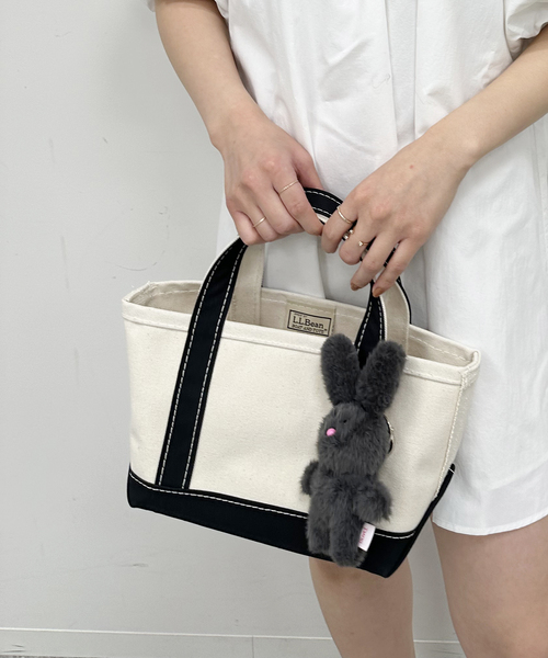 U by SPICK&SPAN(ユーバイスピックアンドスパン)の「【L.L.Bean/エルエルビーン】 ポートトートバッグ オープントップミニ(トートバッグ・レディース・ブラック/サックスブルー/ライトグレー/イエロー・FREE)」の6枚目の写真