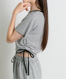 OLIVE des OLIVE | 裾ドロストTシャツ　1041060610(Tシャツ/カットソー)