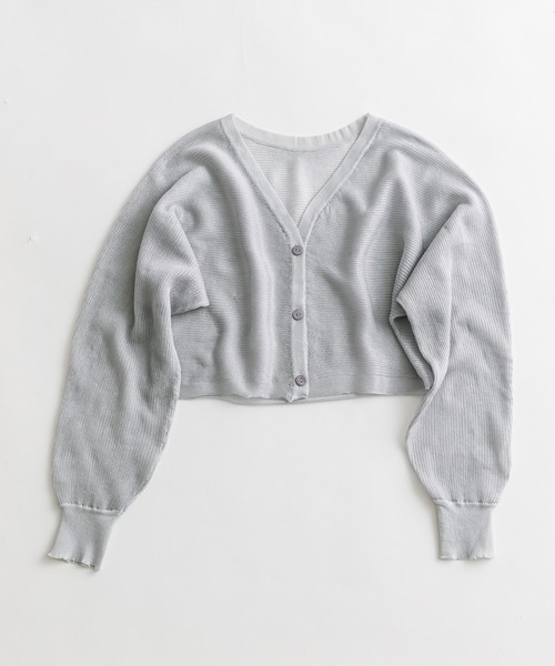 DEPARIEILLE シルバー カーディガン レディースのカーディガン/ボレロ（シルバー系）一覧 - WEAR