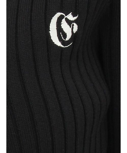 EVRIS（エヴリス）の「ワンポイントフリルニットカーディガン（カーディガン/ボレロ・レディース・ブラック/その他1/ピンク・FREE）」の4枚目の写真