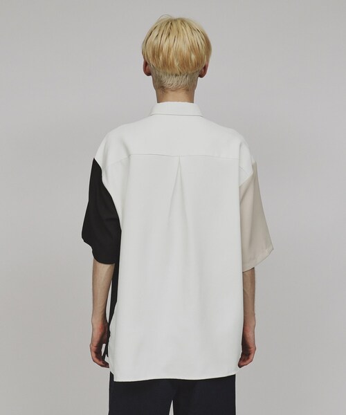 tk.TAKEO KIKUCHI（ティーケータケオキクチ）の「◆ブロッキングシャツ（シャツ/ブラウス・メンズ・ホワイト系5/ブラック系4/ブルー系4・01/02/03）」の7枚目の写真