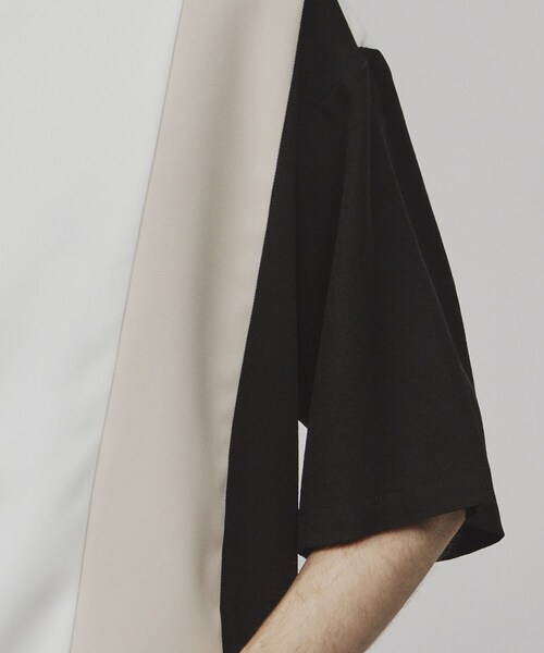 tk.TAKEO KIKUCHI（ティーケータケオキクチ）の「◆ブロッキングシャツ（シャツ/ブラウス・メンズ・ホワイト系5/ブラック系4/ブルー系4・01/02/03）」の9枚目の写真