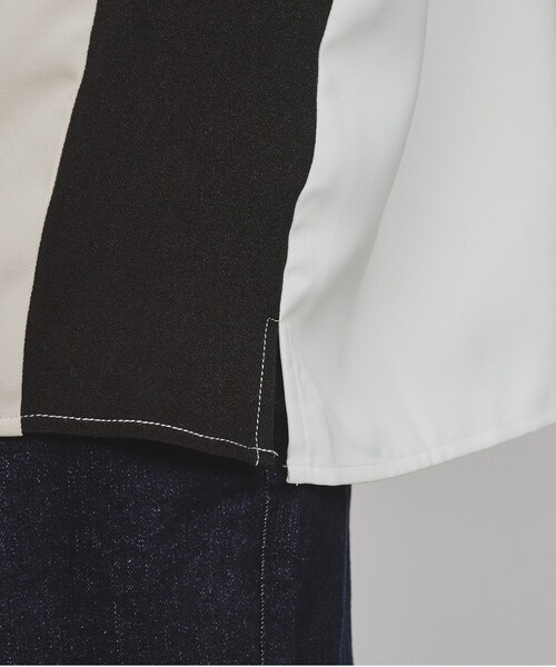 tk.TAKEO KIKUCHI（ティーケータケオキクチ）の「◆ブロッキングシャツ（シャツ/ブラウス・メンズ・ホワイト系5/ブラック系4/ブルー系4・01/02/03）」の11枚目の写真