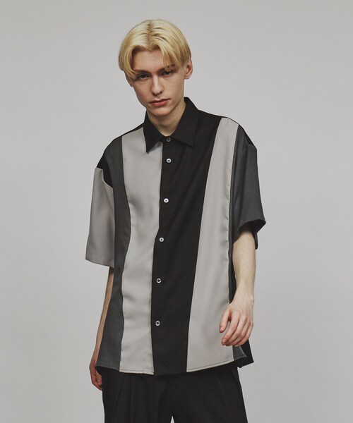 tk.TAKEO KIKUCHI（ティーケータケオキクチ）の「◆ブロッキングシャツ（シャツ/ブラウス・メンズ・ホワイト系5/ブラック系4/ブルー系4・01/02/03）」の16枚目の写真