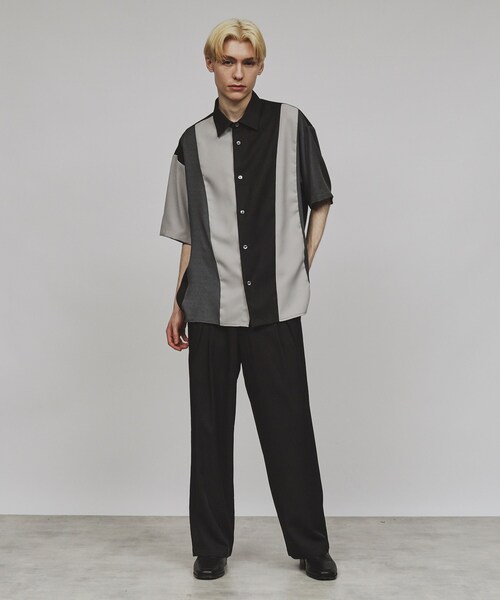 tk.TAKEO KIKUCHI（ティーケータケオキクチ）の「◆ブロッキングシャツ（シャツ/ブラウス・メンズ・ホワイト系5/ブラック系4/ブルー系4・01/02/03）」の18枚目の写真