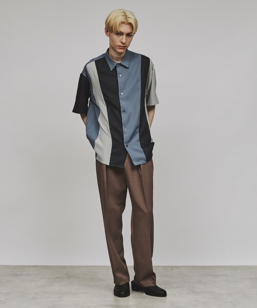 tk.TAKEO KIKUCHI（ティーケータケオキクチ）の「◆ブロッキングシャツ（シャツ/ブラウス・メンズ・ホワイト系5/ブラック系4/ブルー系4・01/02/03）」の22枚目の写真