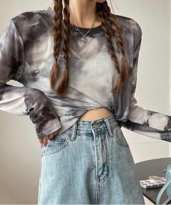SULLY ELASTIC CREW NECK TOP（Tシャツ/カットソー）｜Ameri