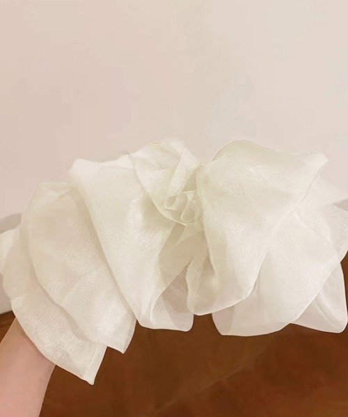 Miniministore(ミニミニストア)の「ビックリボン バレッタ ヘアアクセ韓国風(バレッタ/ヘアクリップ・レディース・アイボリー/ベージュ/ブラック/グレー・FREE)」の10枚目の写真