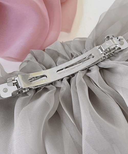 Miniministore(ミニミニストア)の「ビックリボン バレッタ ヘアアクセ韓国風(バレッタ/ヘアクリップ・レディース・アイボリー/ベージュ/ブラック/グレー・FREE)」の7枚目の写真