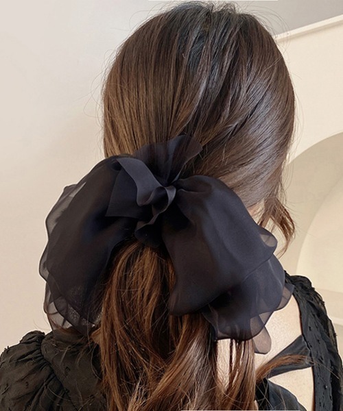 Miniministore(ミニミニストア)の「ビックリボン バレッタ ヘアアクセ韓国風(バレッタ/ヘアクリップ・レディース・アイボリー/ベージュ/ブラック/グレー・FREE)」の14枚目の写真