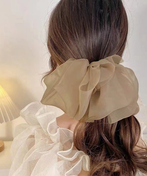 Miniministore(ミニミニストア)の「ビックリボン バレッタ ヘアアクセ韓国風(バレッタ/ヘアクリップ・レディース・アイボリー/ベージュ/ブラック/グレー・FREE)」の10枚目の写真