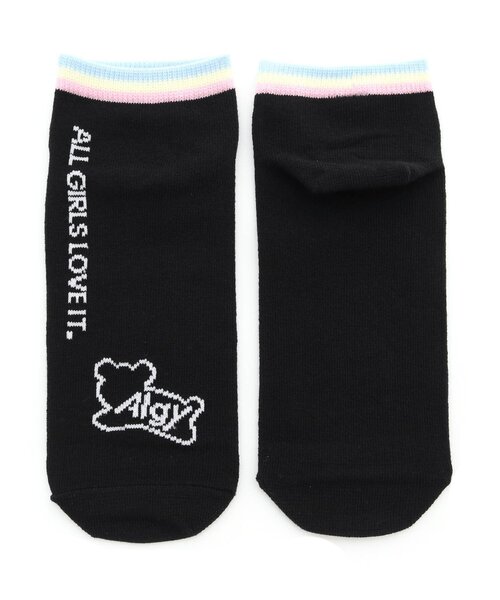 algy（アルジー）の「【抗菌防臭】カラフルリブショートソックス（ソックス/靴下・キッズ・ブラック/ブルー/オフホワイト・24/21）」の3枚目の写真