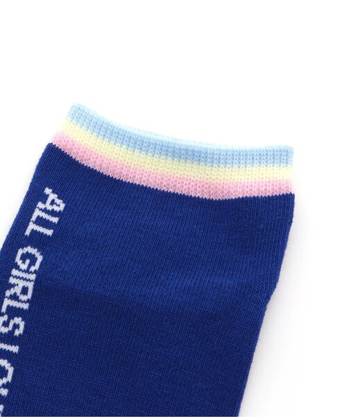 algy（アルジー）の「【抗菌防臭】カラフルリブショートソックス（ソックス/靴下・キッズ・ブラック/ブルー/オフホワイト・24/21）」の4枚目の写真