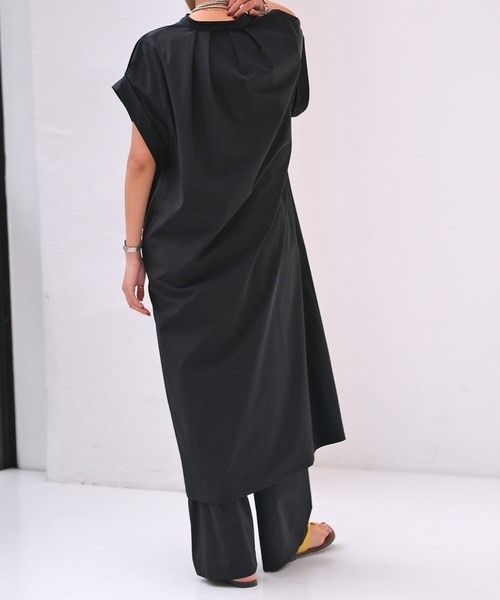 AKTE（アクテ）の「≪SPECIAL PRICE≫ワイドスリーブシャツワンピース