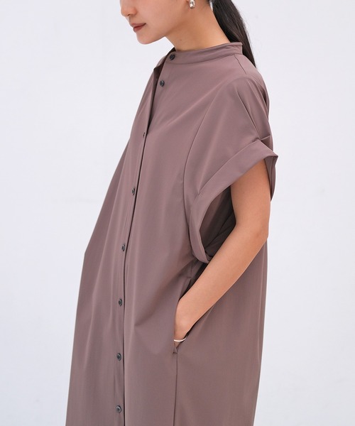AKTE（アクテ）の「≪SPECIAL PRICE≫ワイドスリーブシャツワンピース