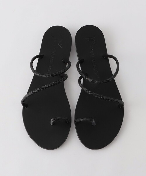 NICOLAS LAINAS（ニコラスライナス）の「＜NICOLAS LAINAS＞ラインストーン サンダル（サンダル・レディース・ベージュ/ブラック・38/36/37）」の11枚目の写真