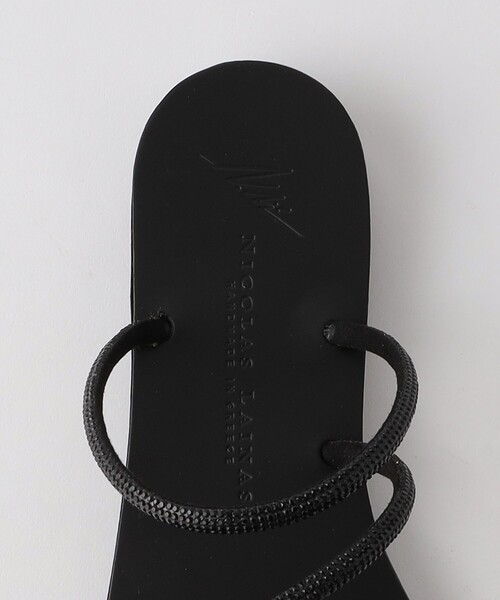 NICOLAS LAINAS（ニコラスライナス）の「＜NICOLAS LAINAS＞ラインストーン サンダル（サンダル・レディース・ベージュ/ブラック・38/36/37）」の15枚目の写真