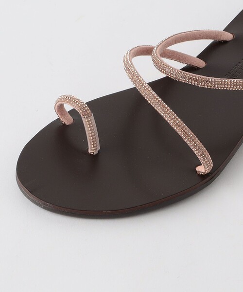 NICOLAS LAINAS（ニコラスライナス）の「＜NICOLAS LAINAS＞ラインストーン サンダル（サンダル・レディース・ベージュ/ブラック・38/36/37）」の18枚目の写真