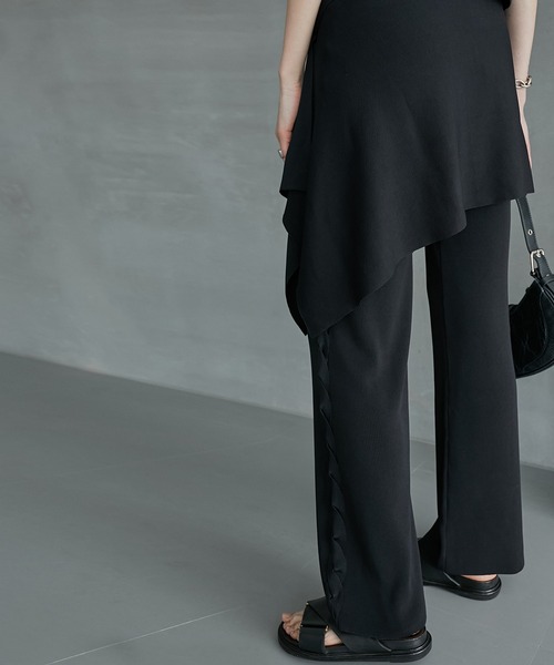 セール】スカートレイヤードパンツ / Skirt Layered Pants  