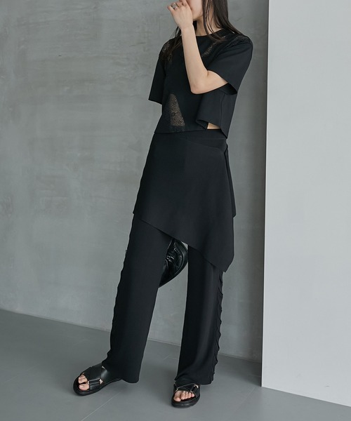 セール】スカートレイヤードパンツ / Skirt Layered Pants  