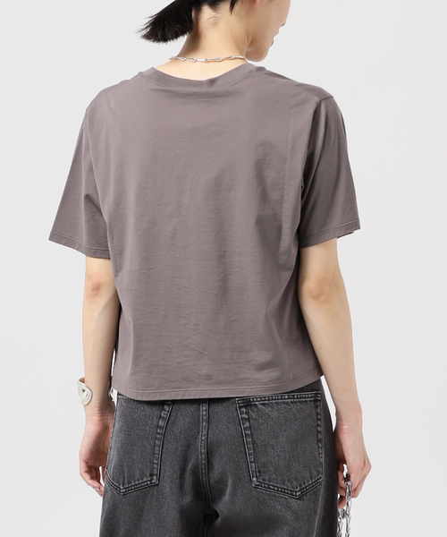 AP STUDIO(エーピーストゥディオ)の「ベーシッククロップドTシャツ(Tシャツ/カットソー・レディース・ブラック/ホワイト/ブラウン・FREE)」の15枚目の写真