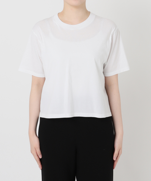 AP STUDIO(エーピーストゥディオ)の「ベーシッククロップドTシャツ(Tシャツ/カットソー・レディース・ブラック/ホワイト/ブラウン・FREE)」の18枚目の写真