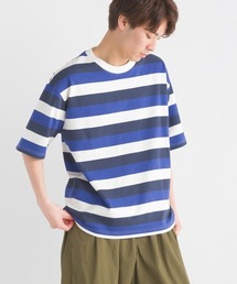 OMNES（オムネス）の「メンズ10番単ボーダー半袖Tシャツ（Tシャツ/カットソー）」