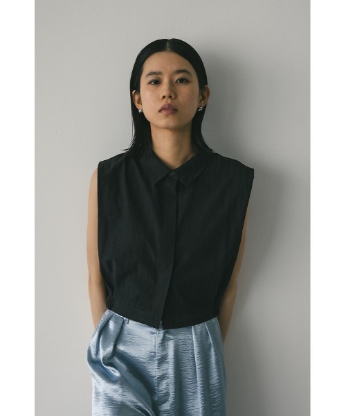 STYLEMIXER（スタイルミキサー）の「ストライプコンパクトシャツ（シャツ/ブラウス・レディース・ベージュ/ブラック/ホワイト・FREE）」の20枚目の写真