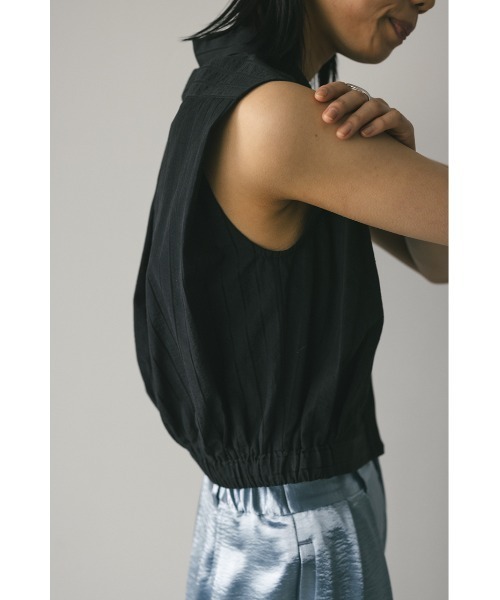 STYLEMIXER（スタイルミキサー）の「ストライプコンパクトシャツ（シャツ/ブラウス・レディース・ベージュ/ブラック/ホワイト・FREE）」の22枚目の写真