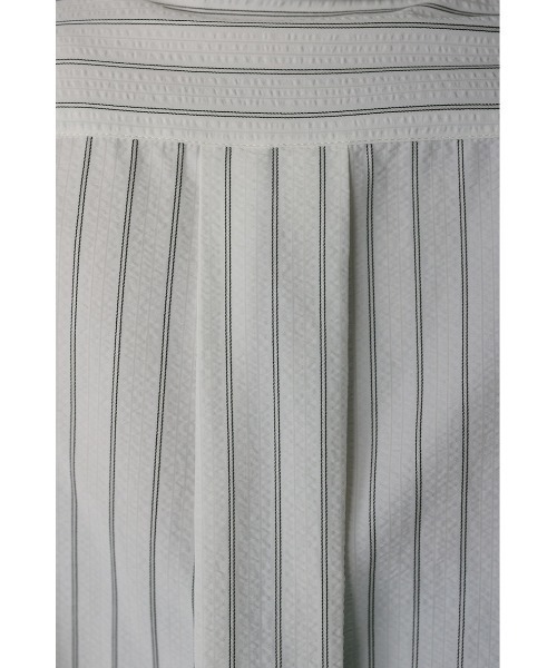 STYLEMIXER（スタイルミキサー）の「ストライプコンパクトシャツ（シャツ/ブラウス・レディース・ベージュ/ブラック/ホワイト・FREE）」の15枚目の写真