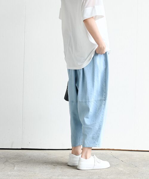 rps（アールピーエス）の「デニムエッグパンツ（デニムパンツ・レディース・ブラック/サックスブルー/ブルー・フリー）」の18枚目の写真