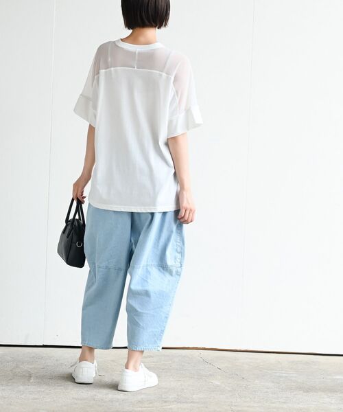 rps（アールピーエス）の「デニムエッグパンツ（デニムパンツ・レディース・ブラック/サックスブルー/ブルー・フリー）」の17枚目の写真