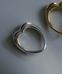 ISOLATION | 【ISOLATION / アイソレーション】Silver925 HEART CURVE RING / シルバー925 ハートカーブリング(リング)