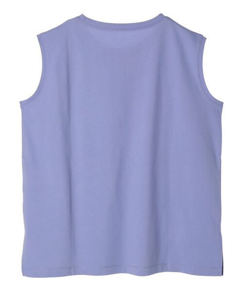 Green　Parks（グリーンパークス）の「汗染み防止ノースリーブプルオーバー（Tシャツ/カットソー・レディース・グレー系その他/サックスブルー/オフホワイト/ダークグレー・FREE）」の12枚目の写真