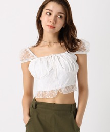 FOREVER 21 | 【2024SS】アソートレースコンパクトブラウス(シャツ/ブラウス)