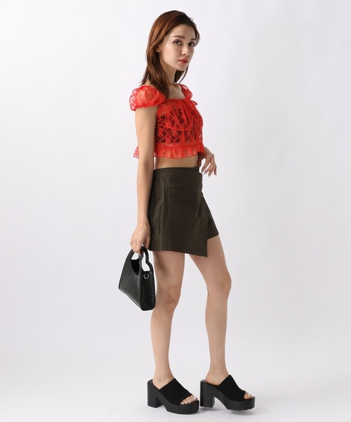 FOREVER 21（フォーエバー トゥエンティーワン）の「【2024SS】アソートレースコンパクトブラウス（シャツ/ブラウス・レディース・オフホワイト/ホワイト系その他/レッド/ブラック/ブラック系その他・FREE）」の7枚目の写真