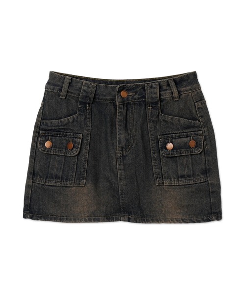dispark（ディスパーク）の「DISPARK/カーゴミニデニムスカート（デニムスカート・レディース・ブラック系1/ブルー系1・FREE）」の18枚目の写真