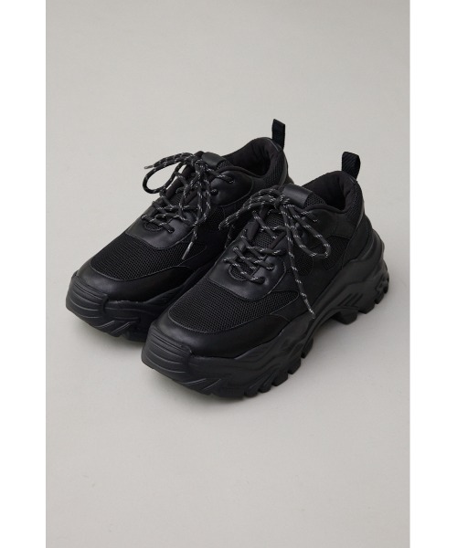 AZUL by moussy（アズールバイマウジー）の「ボリュームソールスニーカー（スニーカー・レディース・アイボリー/ブラック・SMALL/MEDIUM/LARGE）」の6枚目の写真