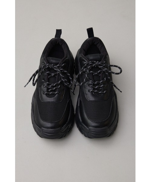 AZUL by moussy（アズールバイマウジー）の「ボリュームソールスニーカー（スニーカー・レディース・アイボリー/ブラック・SMALL/MEDIUM/LARGE）」の8枚目の写真