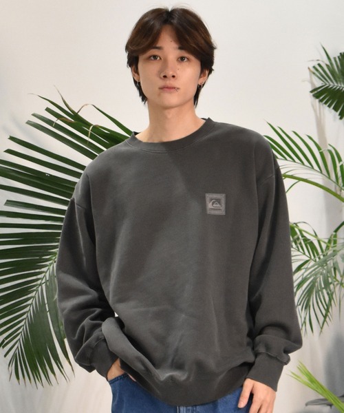 Quiksilver（クイックシルバー）の「【ムラサキスポーツ限定】QUIKSILVER/クイックシルバー トレーナー クルーネック スウェット バックプリント ピグメント加工 裏起毛 QPO244609M（スウェット・メンズ・ブラック/ブラウン・M/L）」の20枚目の写真